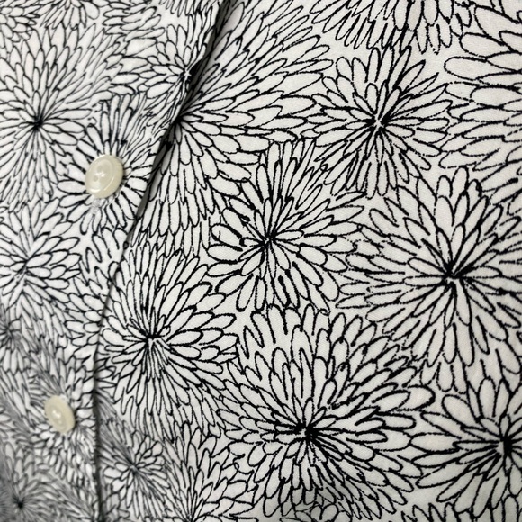 J. Crew Haberdashery Black & White Button Down XL - Picture 2 of 5